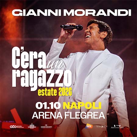 Gianni Morandi all'Arena Flegrea di Napoli
