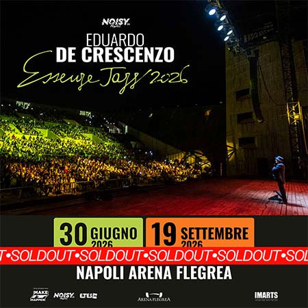 Eduardo De Crescenzo Essenze Jazz 2026 all'Arena Flegrea